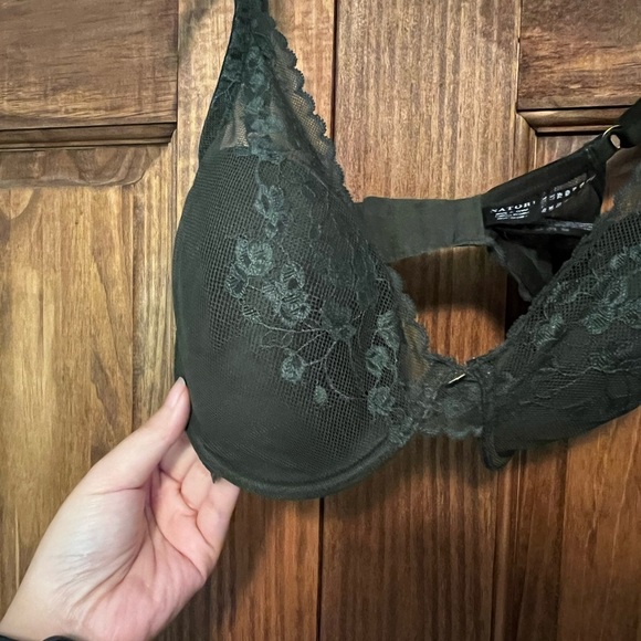 Natori Green Cherry Blossom Lace Bra Size 36DDD - Picture 8 of 10